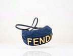 Fendi Mini Fendigraphy in Blue FF Denim